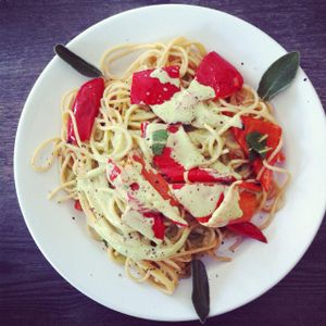 Spaghetti at HappenPappen in Hamburg