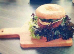 Bagel Burger at HappenPappen in Hamburg