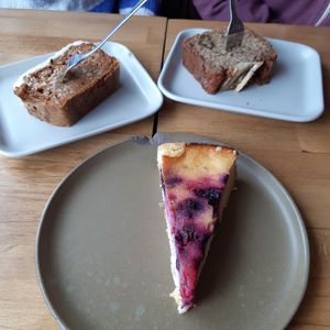 Cheesecake, Banana bread und Carrot cake at HappenPappen in Hamburg