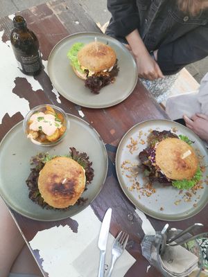 All vegan burgers at HappenPappen in Hamburg