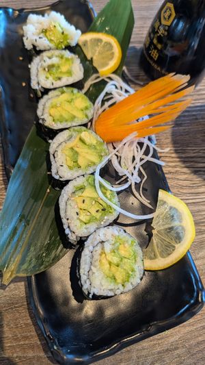 Avocado roll at Hooked On Sushi in San Marcos