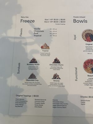 Menu  at Pressed Juicery in King Of Prussia