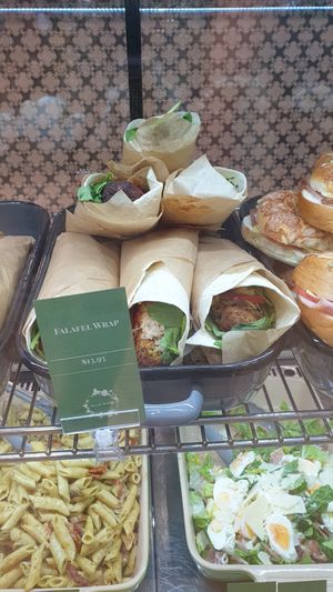 Vegan wrap at NTL - Valley & Vine in Williamtown