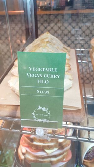 Vegan filo at NTL - Valley & Vine in Williamtown