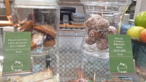 Vegan ball & cookie at NTL - Valley & Vine in Williamtown