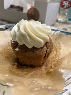 Carrot cupcake   at Sweet Haven Bakery in Citrus Heights