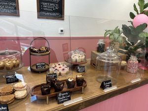 Display case   at Sweet Haven Bakery in Citrus Heights