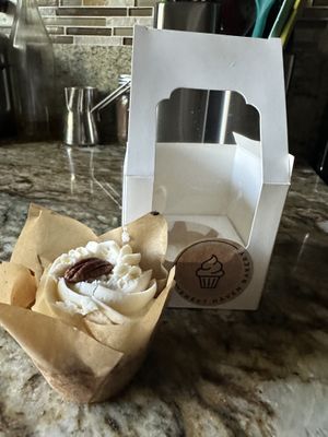 Yummy Carrot Cake Cupcake   at Sweet Haven Bakery in Citrus Heights