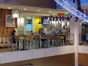 Shop front at SaladStop - Novena Square in Central Singapore