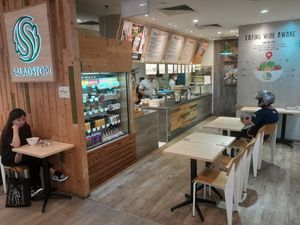 Shop front. at SaladStop - Novena Square in Central Singapore