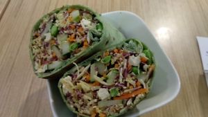 Go Geisha wrap at SaladStop - Novena Square in Central Singapore