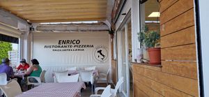 Inside the restaurant at Pizzeria Enrico in Mojacar