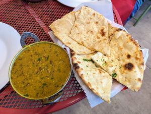 Black daal and roti. at Everest Cuisine in Rapid City