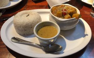 Aloo gobi  at Mela in Asheville