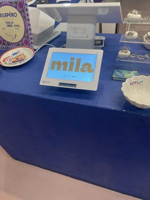 Sign  at Café Mila  in Quebec