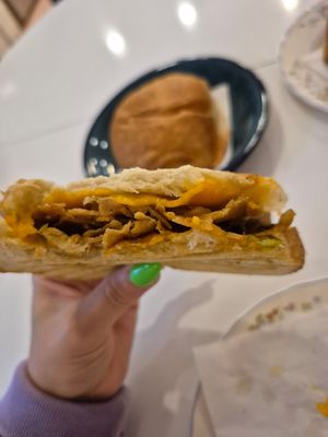 Philly sandwich at Café Mila  in Quebec