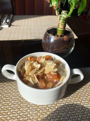 Homemade nut and fruit granola  at Artisan Kitchen in Abu Dhabi
