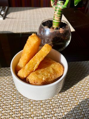 Hash browns at Artisan Kitchen in Abu Dhabi