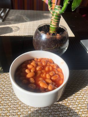 Baked beans  at Artisan Kitchen in Abu Dhabi
