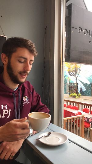 “Aaaaah” at Pourquoi Pas Espresso Bar in Montreal