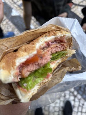 ‘Pork’ bun   at Vegan Lovers in Macau