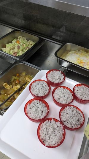 Different dishes at Vegan Lovers in Macau