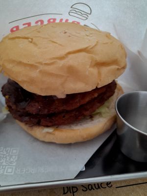 Vegan burgers at Prime Burger - Thanon Khao San in Bangkok