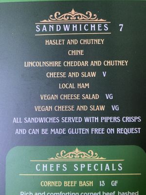   at The Priory Hotel in Louth