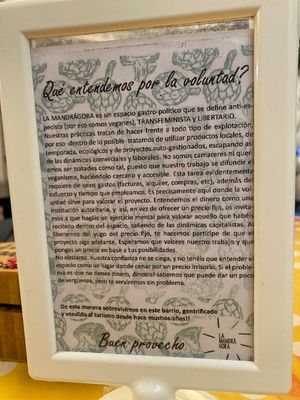 Qué entendemos por la voluntad?  at La Mandragora in Valencia