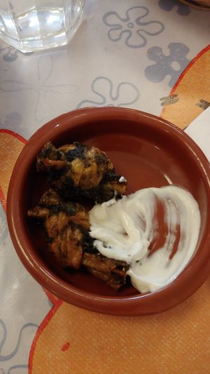 Imitation of squid at La Mandragora in Valencia