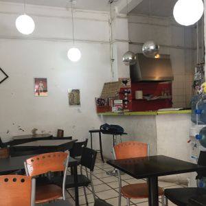 kitchen area at La Mandragora in Valencia