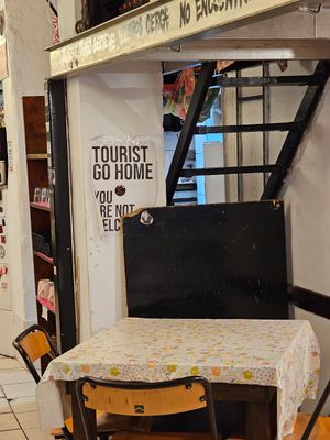 Tourist go home. You are not welcome. 💔😢😡 at La Mandragora in Valencia