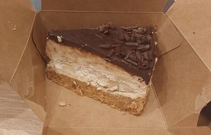 Biscoff cheese cake at Root The Vegetarian Project in Patras
