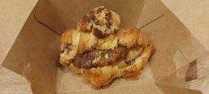 Crookie (croissant of the month special) at Root The Vegetarian Project in Patras