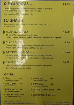  at Taqueria Vegana  in Toronto