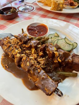 Celeriac satay   at Van Beeren in Amsterdam