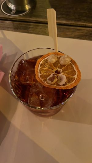 Hazelnut Negroni  at Magnebevo e sto a Ostiense in Rome