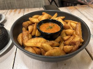 Fries  at Bistro Bosch in Mallorca