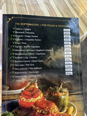 Menu   at Kalagris Cafe Bar - Restaurant in Rhodes