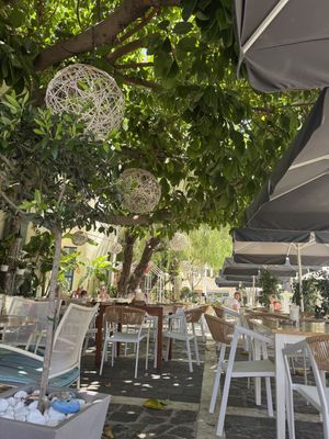 Patio   at Kalagris Cafe Bar - Restaurant in Rhodes