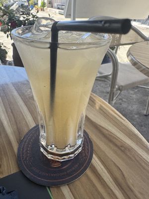 Banana juice   at Kalagris Cafe Bar - Restaurant in Rhodes