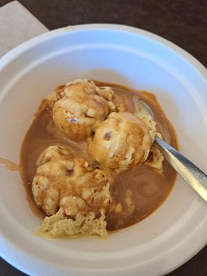 Affogato Salted Caramel at Grezzo Raw Chocolate - Euclide in Rome