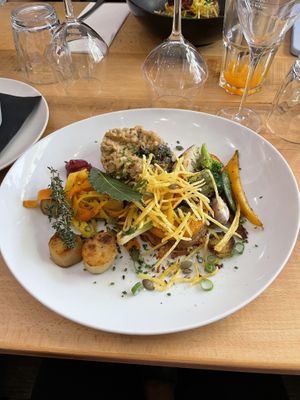 Absolutely delicious vegan meal   at Aromatik in Aigues-mortes