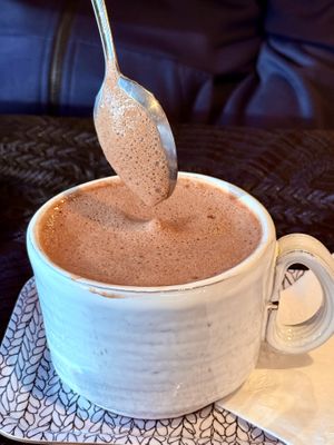 Awesome hot chocolate   at Coquelicot Gallery and Cafe in Palatine