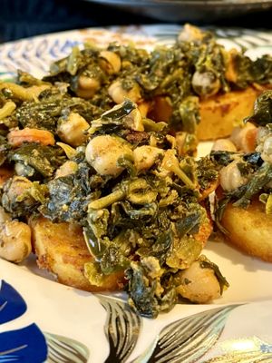 Polenta Medallionn  at Coquelicot Gallery and Cafe in Palatine