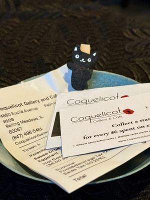   at Coquelicot Gallery and Cafe in Palatine