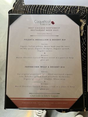   at Coquelicot Gallery and Cafe in Palatine