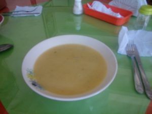 Sopa del almuerzo 4/2017 at Trigo y Miel in San Gil