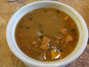 Charro Beans Soup at El Quinto Sol in Laredo