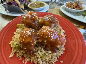 Vegan Bonelesss  at El Quinto Sol in Laredo